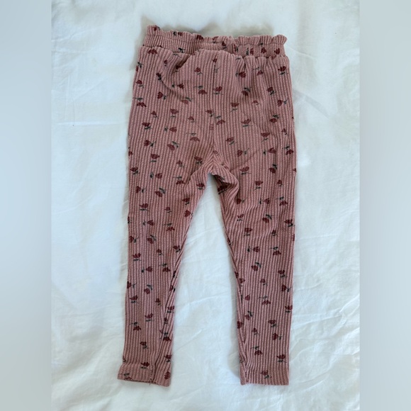 Zara Dusty Pink Ribbed matching set 18-24m - Picture 2 of 10